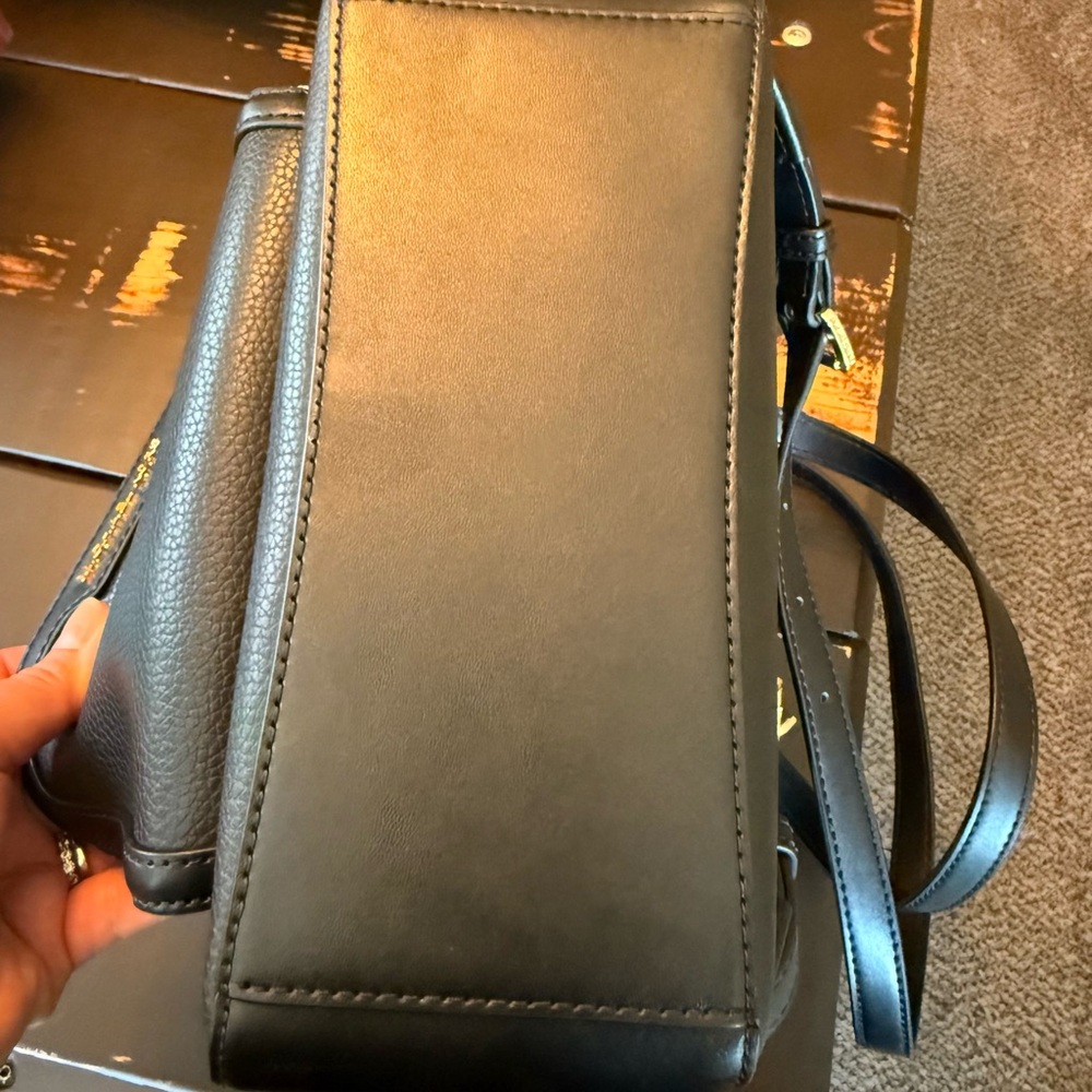Michael Kors Jaycee Medium Pebbled Leather Backpack - Picture 4 of 7